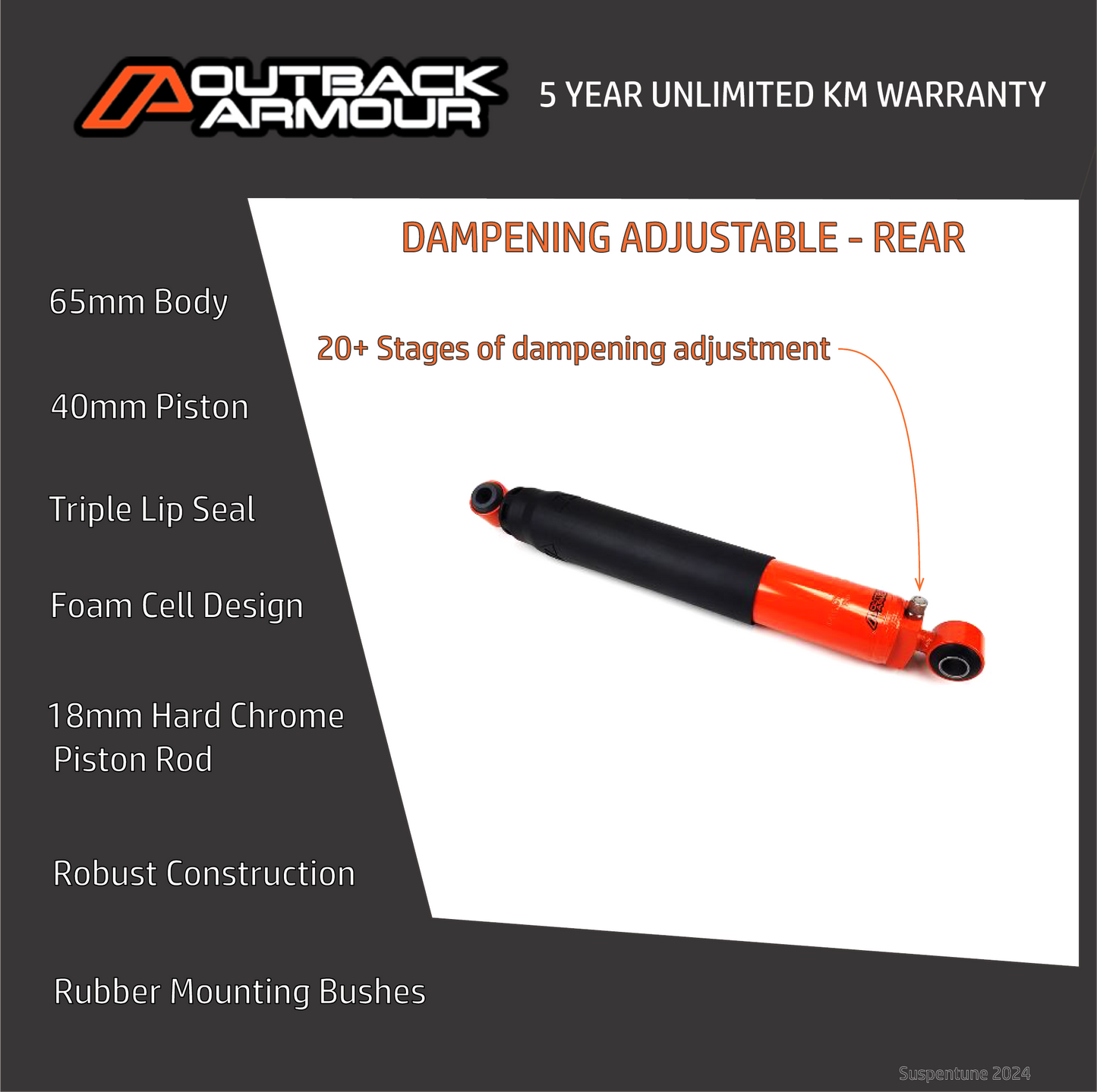Nissan Navara D40 V9X 3.0L V6 40mm Lift Kit