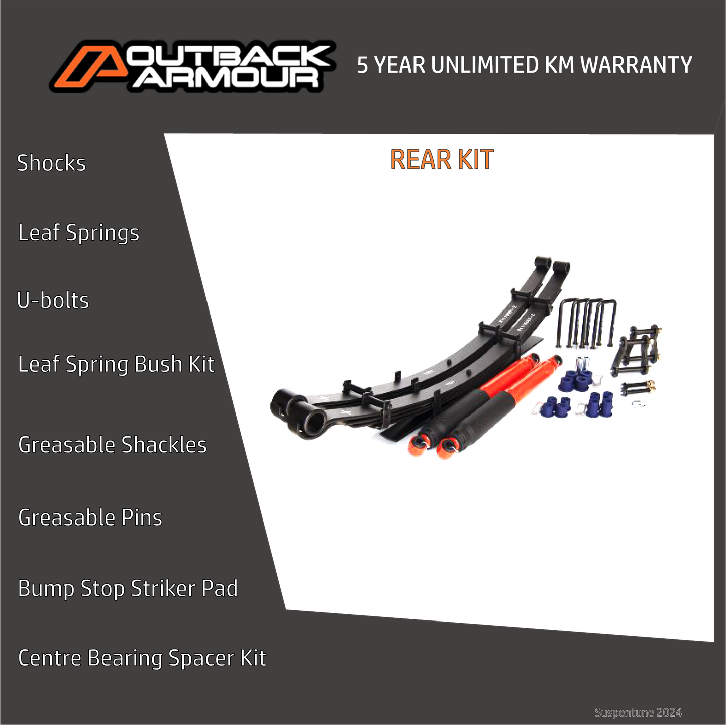 Ford Ranger Next Gen 2022+ V6 2" Lift Kit