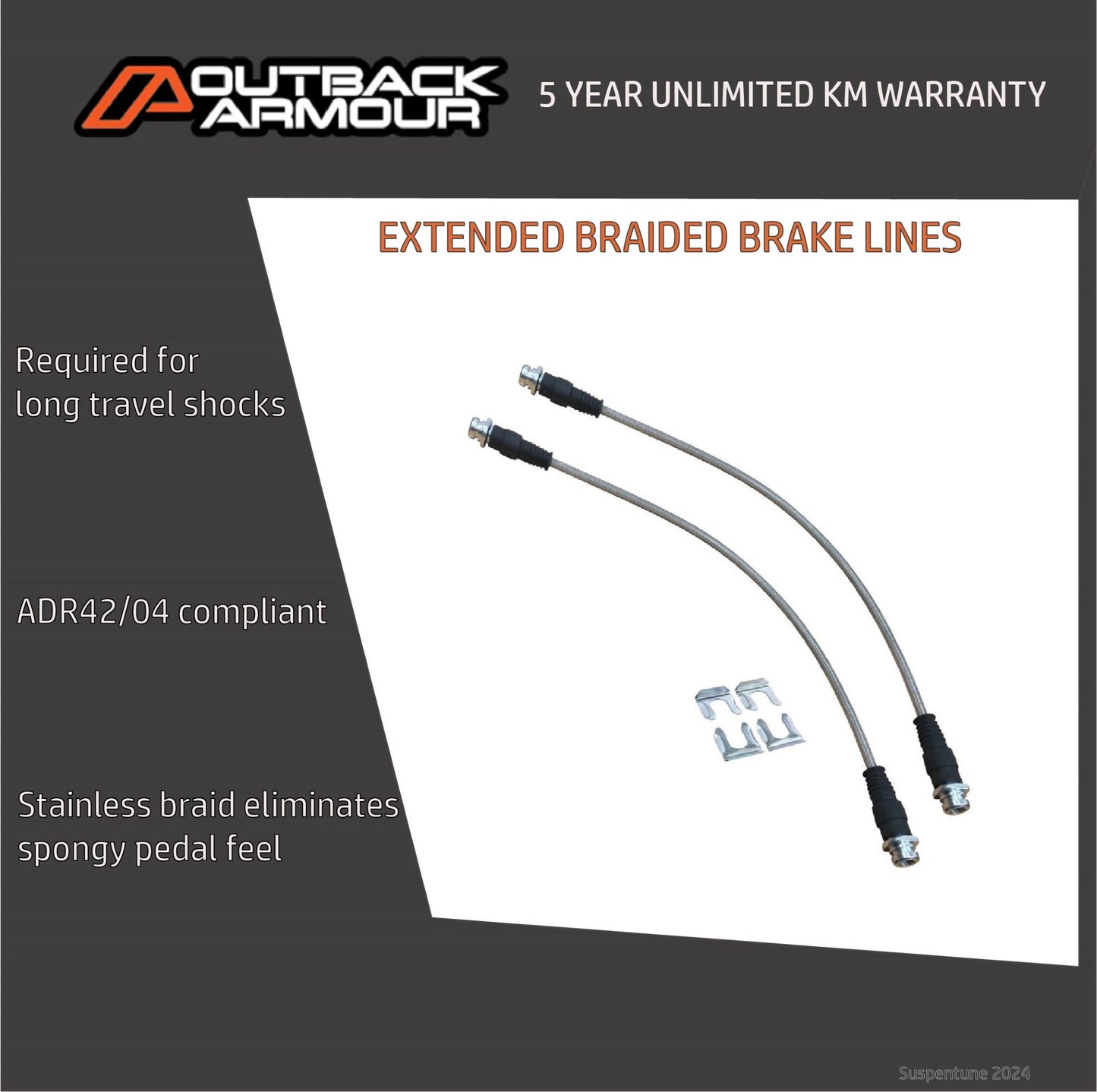 Nissan Navara NP300 Levelling Lift Kit 3" Front 2" Rear Series 1 & 2 (with long travel rear)