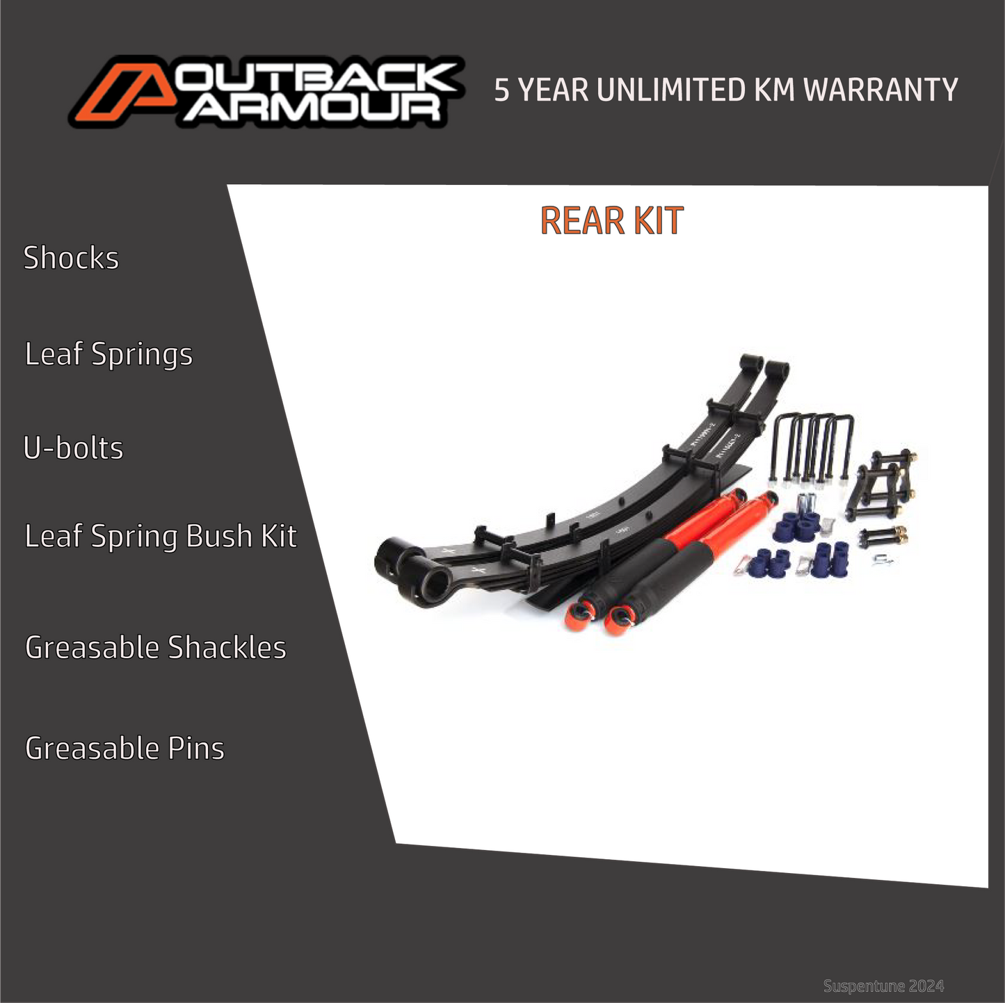 Nissan Navara D40 V9X 3.0L V6 40mm Lift Kit