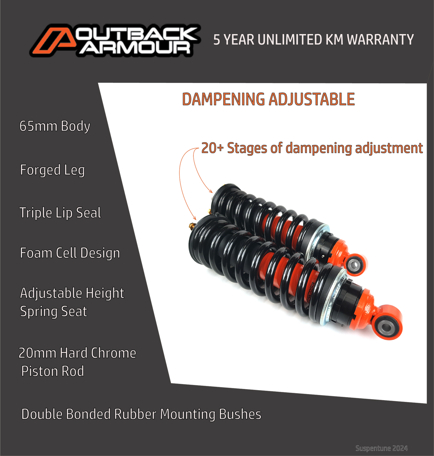 Nissan Navara D40 V9X 3.0L V6 40mm Lift Kit