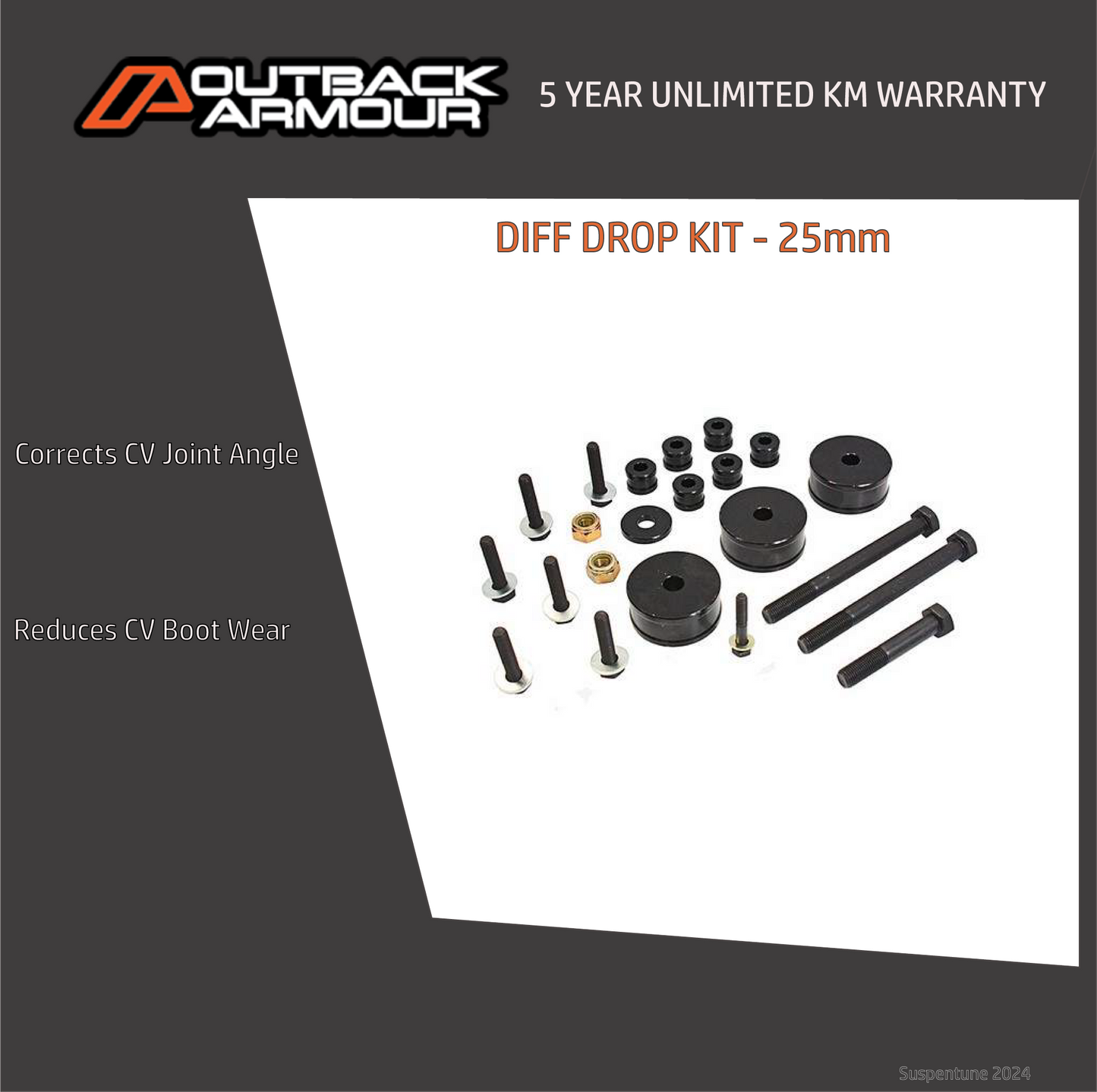 Outback Armour  Landcruiser 200 Series Lift Kit