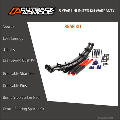 Levelling Lift Kit - 3" Front 2" Rear - Ford Ranger Next Gen Ranger 2022+ V6