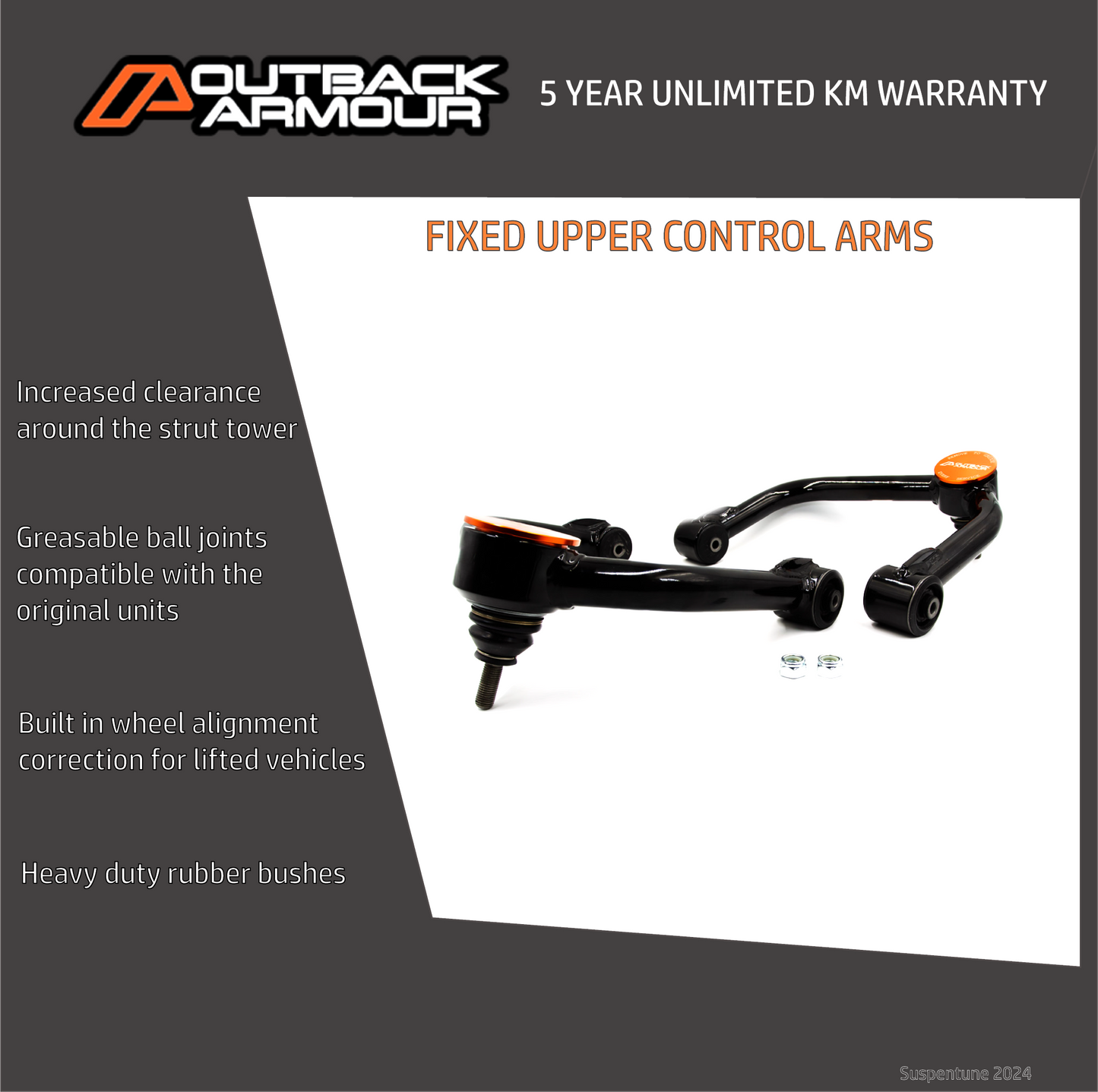 Outback Armour amarok upper control arms