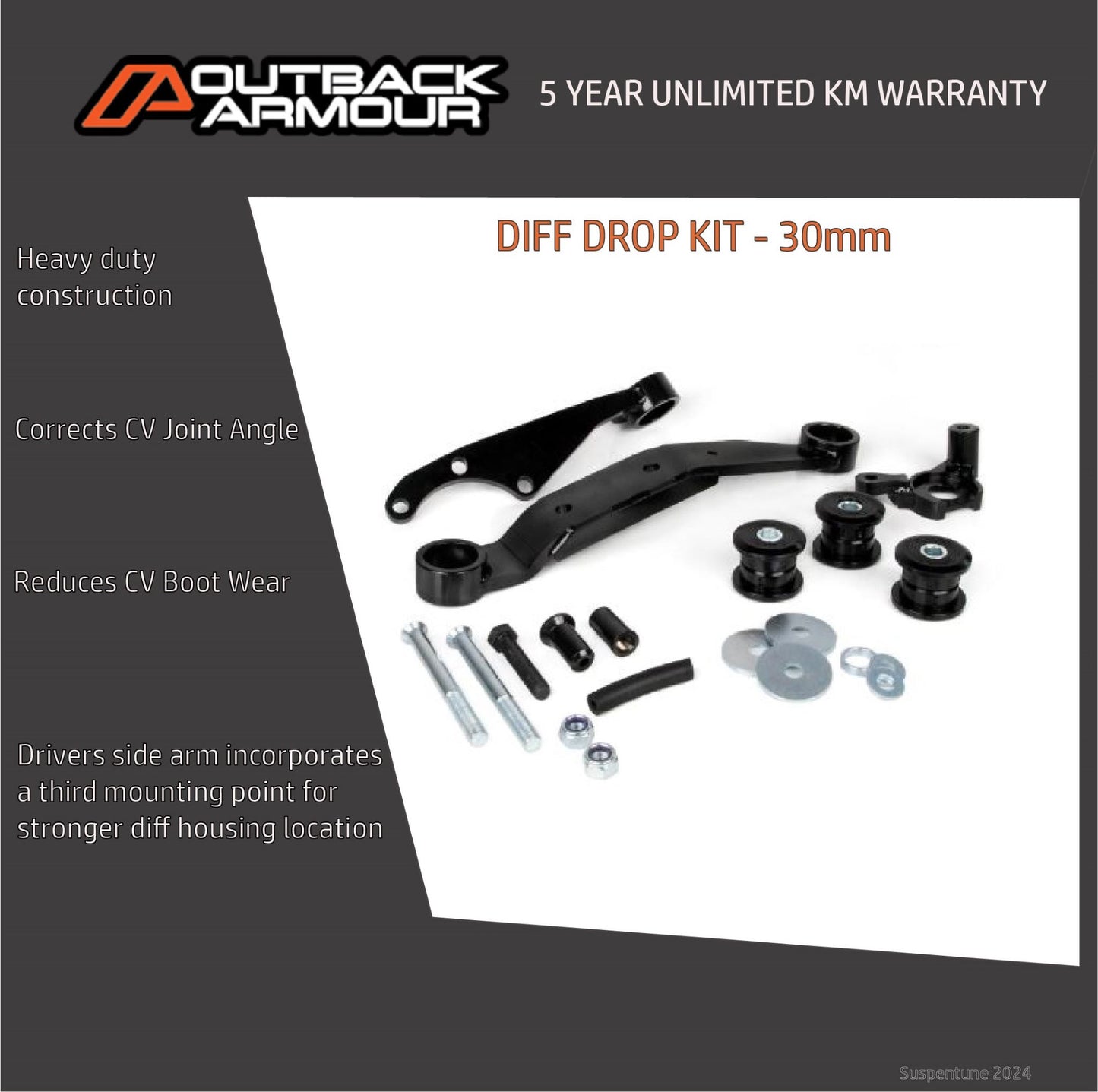 Toyota Hilux N70 Levelling Lift Kit 3" Front 2" Rear