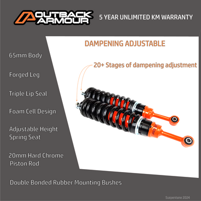 Outback Armour 300 Series Landcruiser 2" Lift Kit